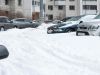 snow outside office building
