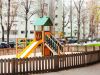 playarea in city with wooden fence